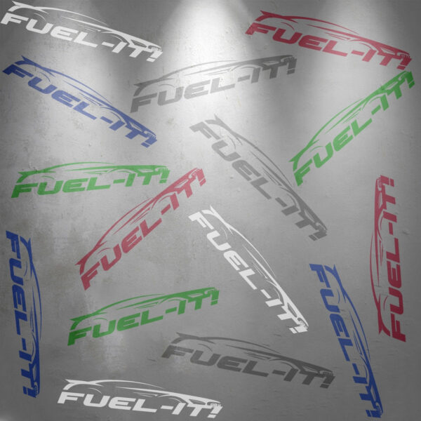 Fuel-It Logo Sticker Sheet (TWO PACK)